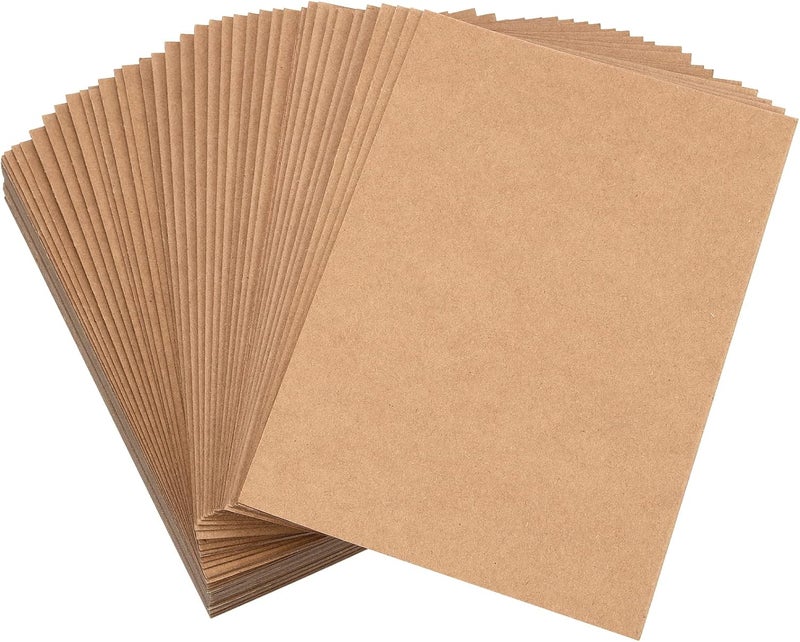 JOIKIT 200 Sheets Chipboard 5 x 7 Inch, 40pt (Point) Medium Weight Chipboard .04 Caliper Thickness for Crafts, Scrapbooking, Backing - Image 1